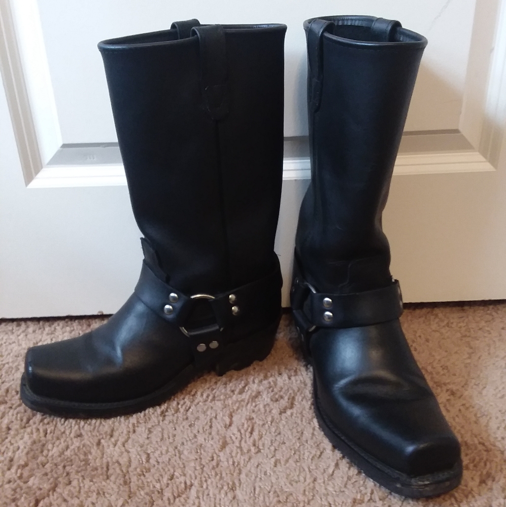Leather Boots, Size 9